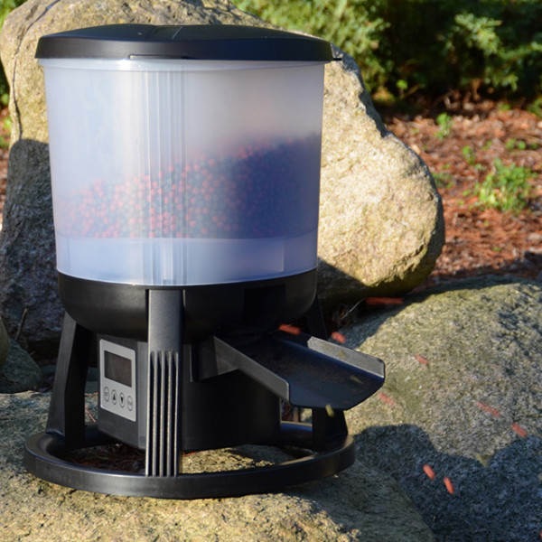 Evo Feed Automatic Pond Feeder Koi Water Barn